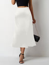 Womens Satin Mermaid Skirt SpringSummer Style