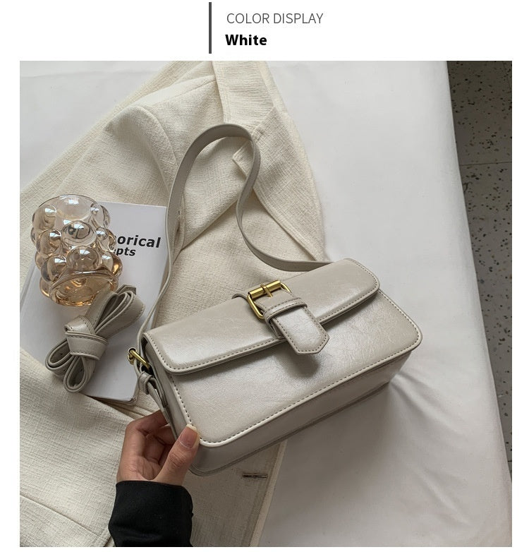 Niche Messenger Retro Easy Matching Shoulder Small Square Bag