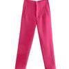 Women's Fashion Slim Fit Slimming High-waisted Trousers