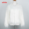 Women's Short Long Sleeve Plus Size Fur Coat