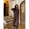 Women's Solid Color Casual American Loose Sports Suit