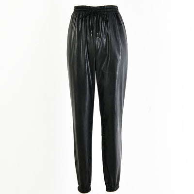 Sexy Tight High Elastic PU Skinny Leather Pants For Women