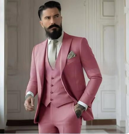 Completo da Uomo Slim Fit Tinta Unita