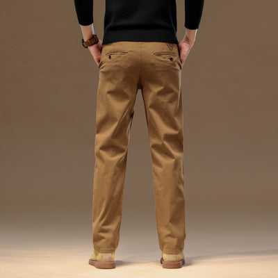 Men Fashion Brands Fashionable All-match Loose Straight Casual Trousers