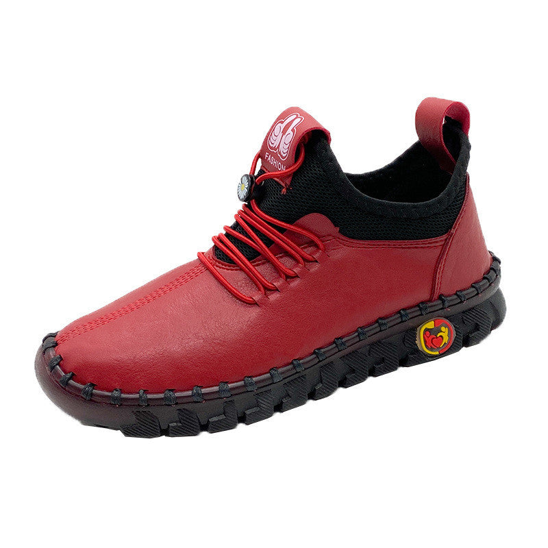 Women's Genuine Leather Oxford Soft Sole Comfortable Outdoor Walking Shoes