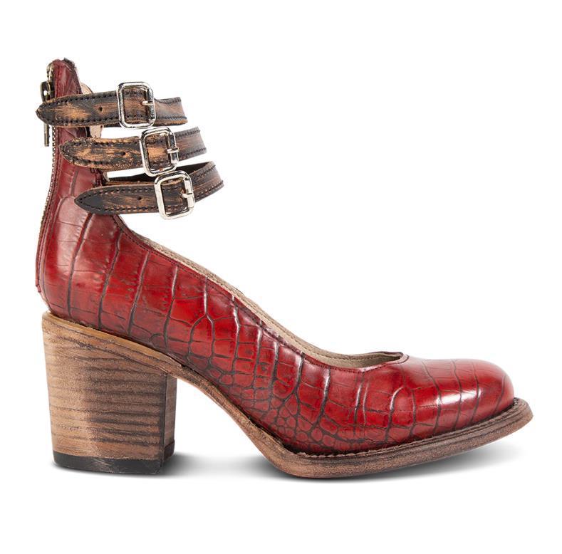 Women's High-top Low-cut Buckle Shoes With Back Zipper