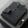 New Half Turtleneck Button Sweater For Men