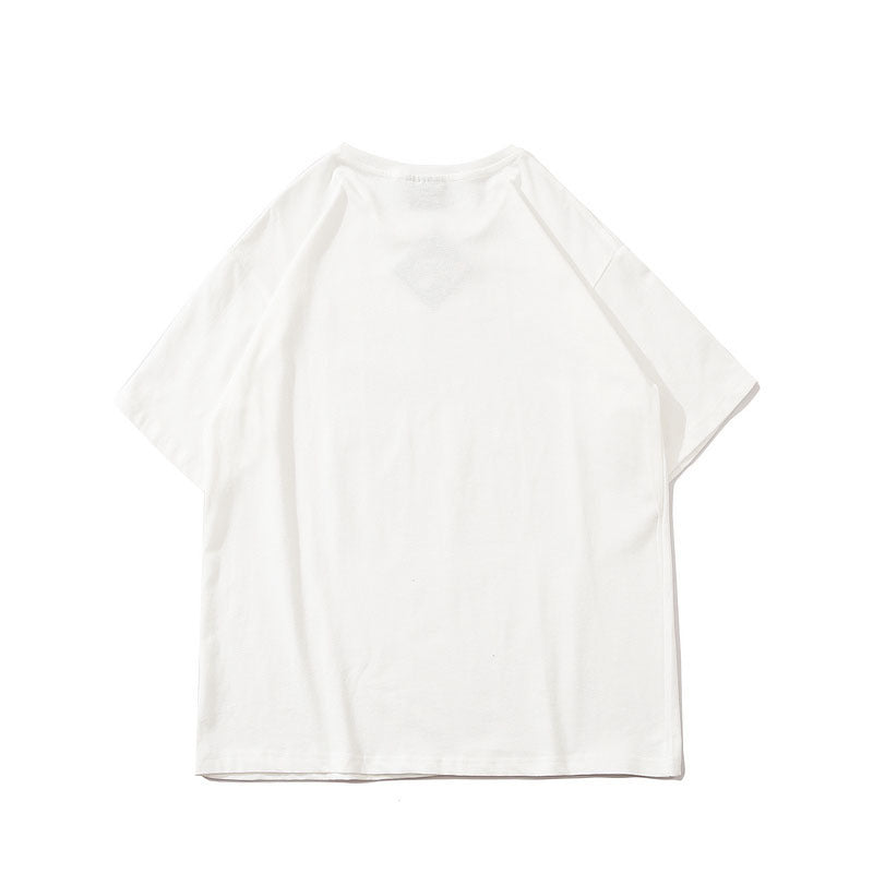 Maglietta intimo a maniche corte stile Harajuku High Street Fashion