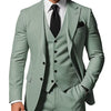 Abito Tre Pezzi da Uomo Business Casual per Sposo Matrimonio