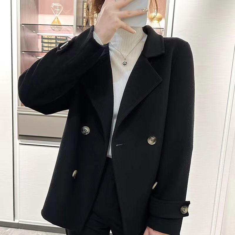 Short Handmade Fall Winter Coat Loose
