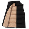 Winter Fleece Lined Coat Men's Outdoor Keep Warm Vest Jacket