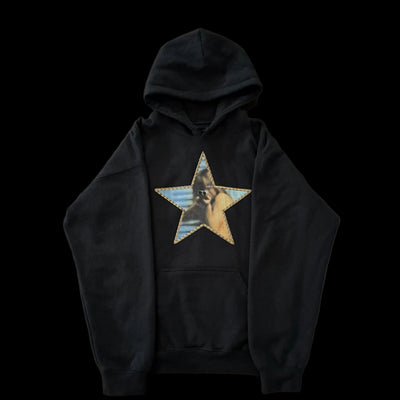 European Size Drop-shoulder Sleeve Casual Sports Hoodie Sweater