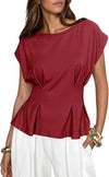 T-shirt Donna Girocollo Manica Corta Casual Versatile Moda