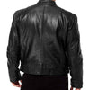 Pu Leather Collar Slim Leather Jacket