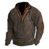 Warm And Loose Outdoor Breathable Stand Collar Men's Sweater
