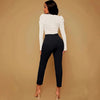 Versatile Comfortable High Waist Slim Casual Trousers