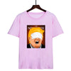 T-shirt stampata girocollo da uomo e donna