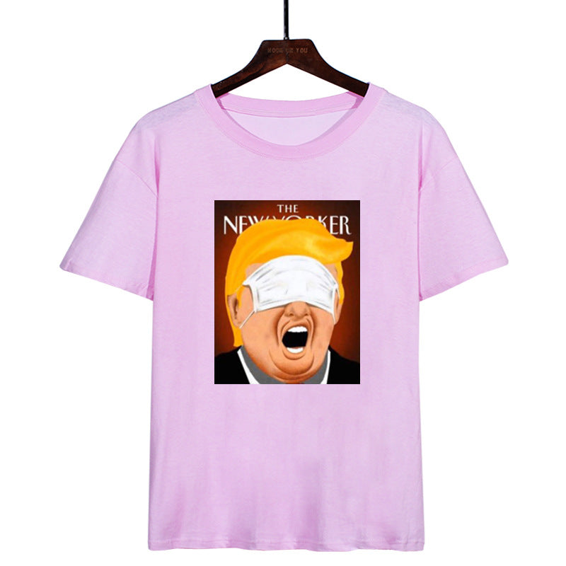 T-shirt stampata girocollo da uomo e donna