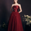 Vestito lungo rosso tubino da donna resistente