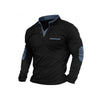 Stand Collar Long-sleeved Sweater Men's Stitching Men's