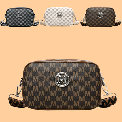 Versatile Wide-strap Shoulder Crossbody Bag