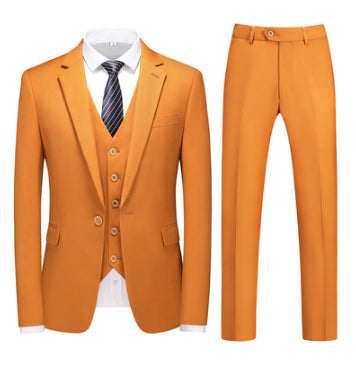 Completo da uomo tre pezzi abbigliamento da lavoro abbigliamento formale