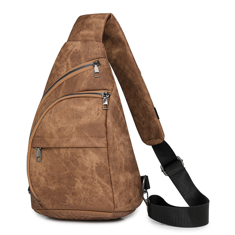 Borsa a tracolla monospalla per esterni, zaino retrò europeo e americano da donna