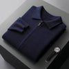 Men's Loose Lapels Thickened Oversized Knit Cardigan Suit