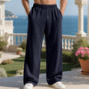 Men's Casual Jacquard Straight Simple Trousers