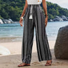 Black Korean Style Straight-leg Pants Women's Trousers
