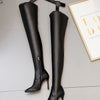 Stiletto Heel Pointed Toe Over-the-knee Pants Boots