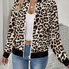 Autumn Printed Cardigan Women's Casual Baseball Jacket
