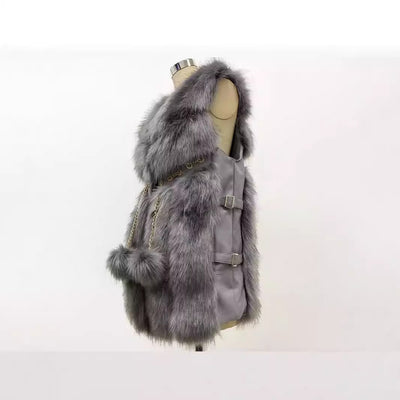Women's Autumn And Winter Warm Fur Vest