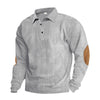 American Men's T-shirt Spring And Autumn Long Sleeve Corduroy