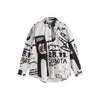 Hand-painted Graffiti Digital Printing Shirt Autumn And Winter New