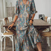 New Summer V-Neck Long Dress For European And American Styles