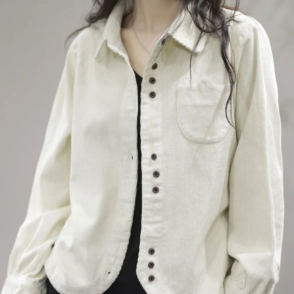 Long Sleeve Loose Leisure Slimming Coat Top