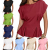 T-shirt Donna Girocollo Manica Corta Casual Versatile Moda