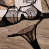 Cross Strap Breast-shaping Lace Bra Small Anti-sagging Underwear Suit