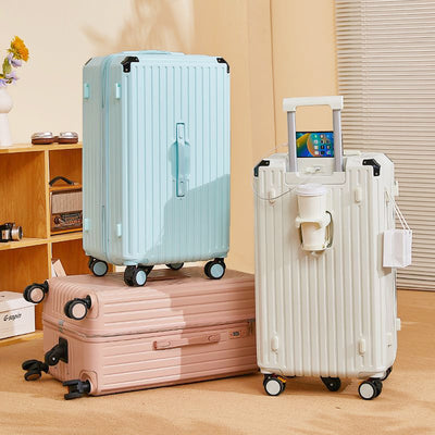 Luggage Large Capacity Student Trolley Case Thickened Strong Durable With Cornerite Password Suitcase