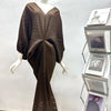 V-neck Slimming Fishtail Tassel Hollow Dress