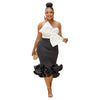 Women's Wear Sleeveless Tube Top Bow Hip Skirt Two-piece Set