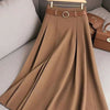Women's Casual Pleated Skirt Can Be Printed