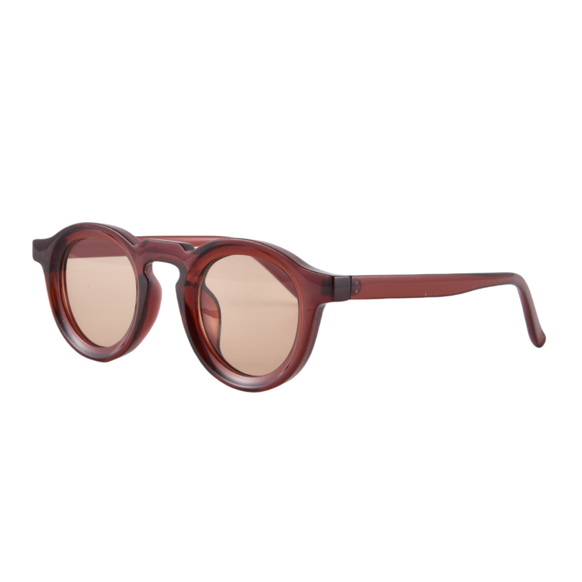 Sunshade Face Personalized Retro High-grade Round Sunglasses