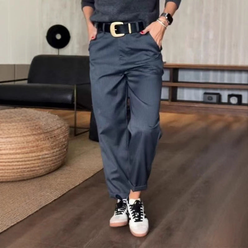 Female Simple Straight All-matching Casual Pants