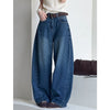 Women's Loose Casual High Waisted Wide Leg Jeans