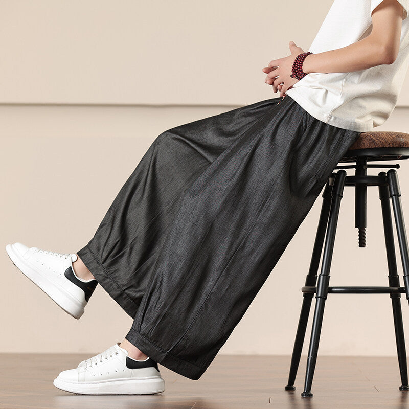 Casual Men's Retro Loose Plus Size Harem Pants