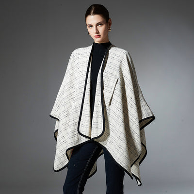 Autumn And Winter Pairs Of Beige Buckle Shawl