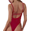 Women's Underwear Mesh Embroidered Strap Jumpsuit