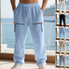 Linen Autumn Men's Loose Trendy Zipper Men's Casual Pants